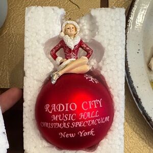 Radio City Music Hall Red Christmas Ornament